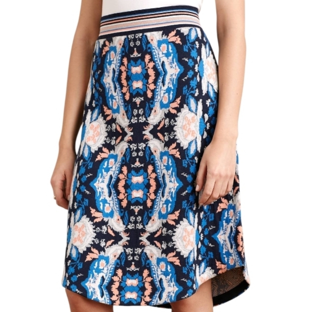 Anthropologie Moth Sweater Skirt Women Small Boho